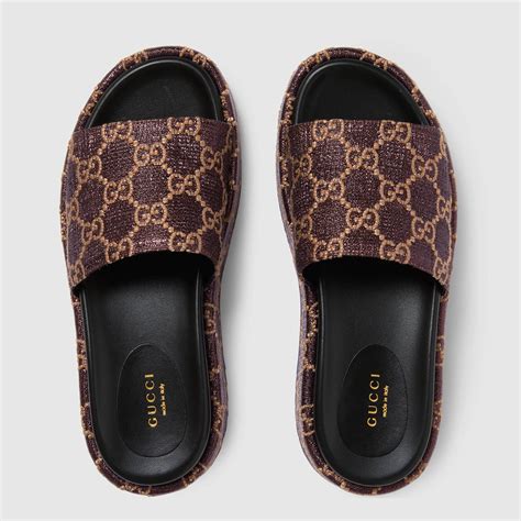 designer slides gucci|gucci slides women clearance.